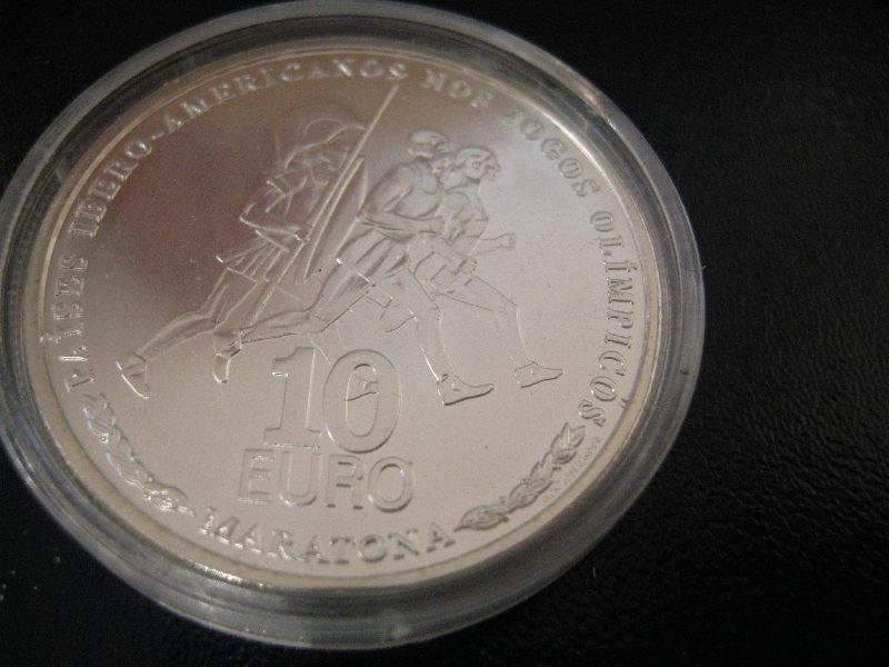 (afbeelding voor) 10 Euromunt Portugal 2007 Amerikaanse serie Marathon FDC